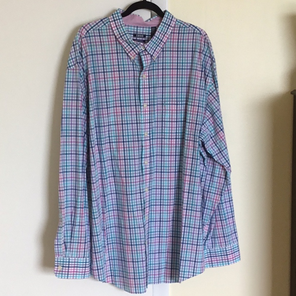 Izod 3XLT button up men’s dress shirt